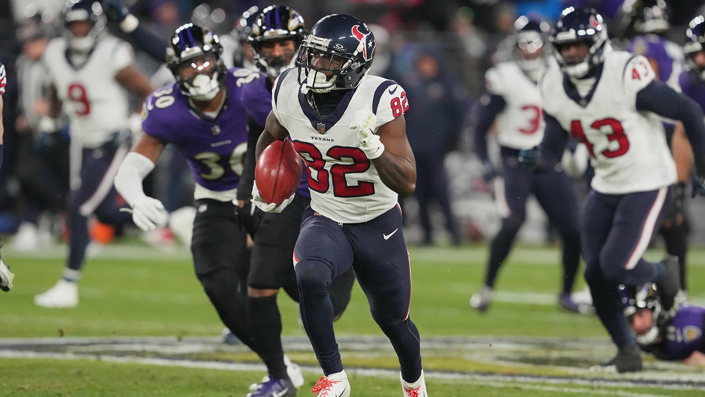 texans shock ravens with nfl's first punt-return touchdown in the playoffs since 2012 season