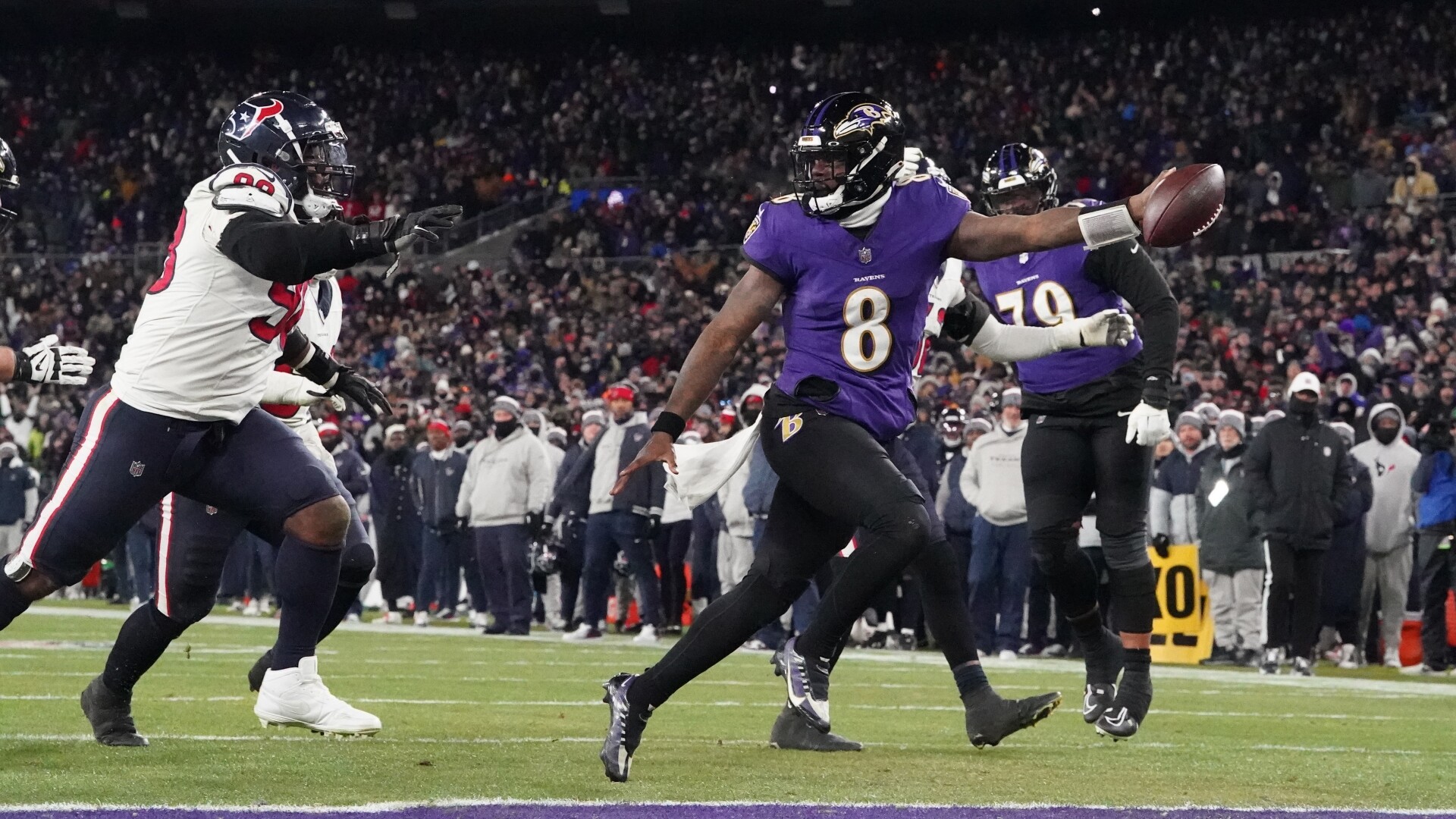 Lamar Jackson's Four Touchdowns Lead Ravens To 34-10 Victory Over Texans