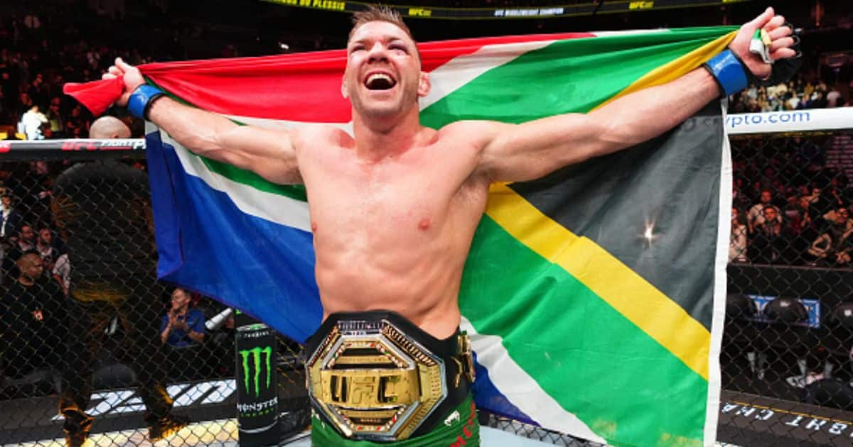 Dricus Du Plessis Crowned South Africa's First-ever UFC Champion After ...