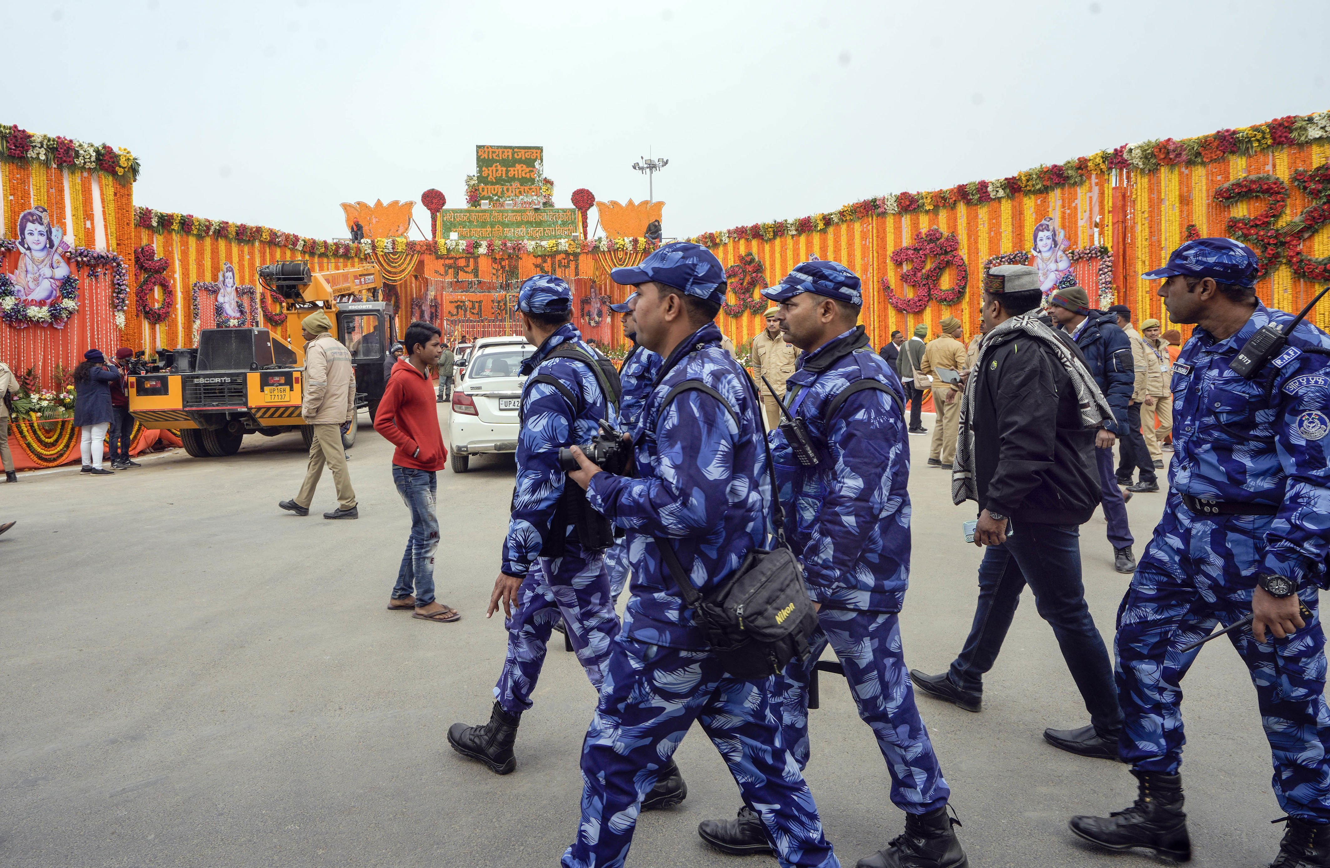 Stringent Security Measures In Place In Ayodhya Ahead Of Ram Temple ...