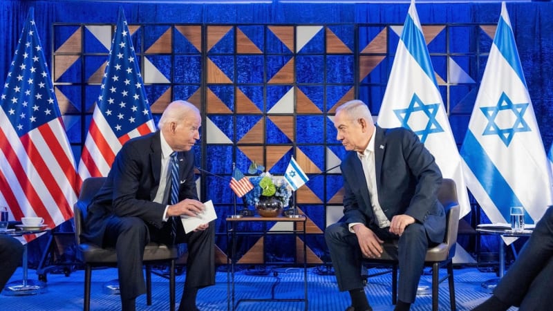 hádka o palestinský stát? něco vymyslíme, řekl biden. netanjahu rázně odmítl kompromisy