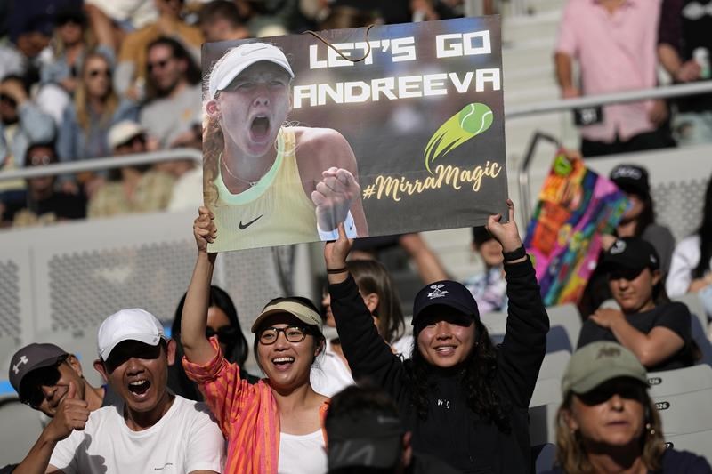 round of 16 was the end of the run for 16-year-old andreeva at the australian open