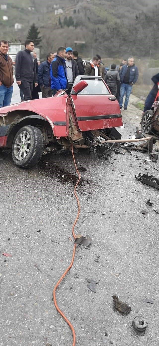 giresun’da trafik kazası: 5 yaralı