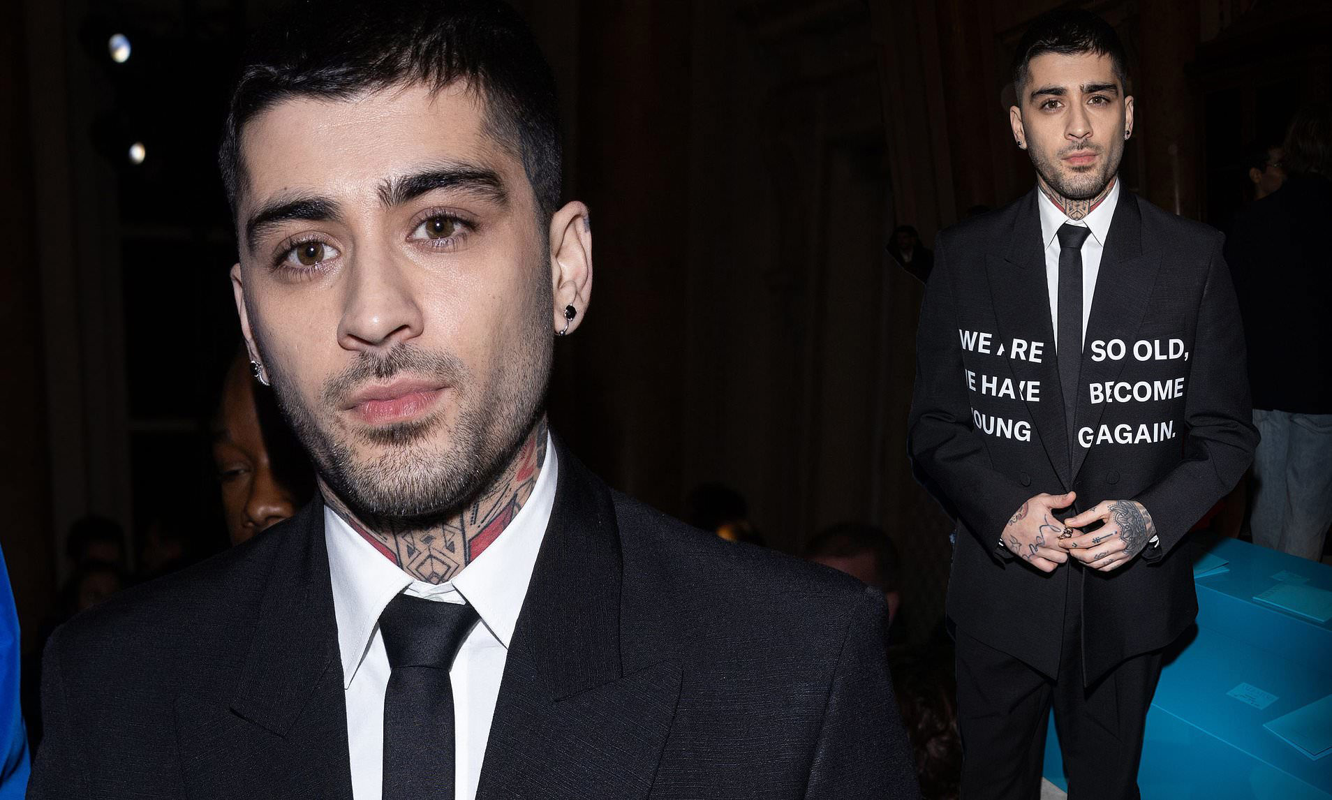 Zayn Malik shows off his edgy style credentials as Valentino PFW show