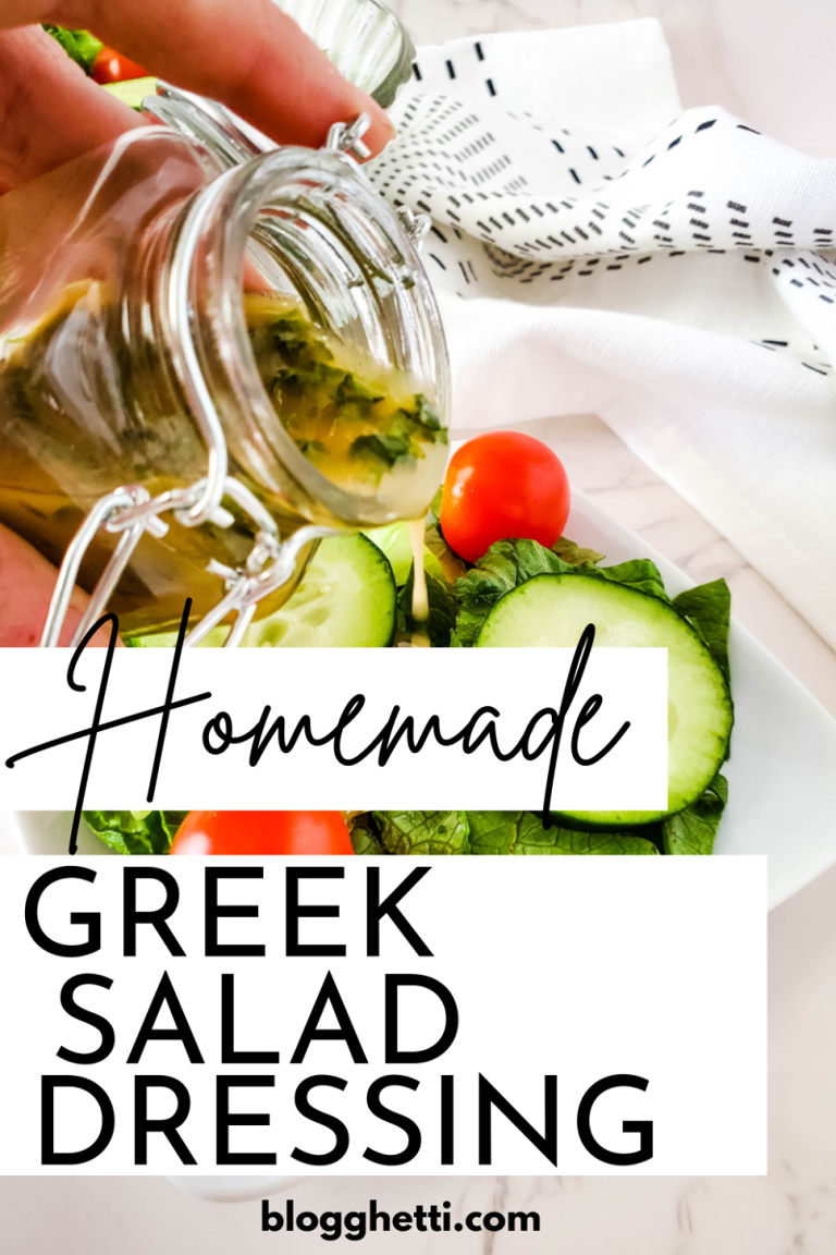 Easy Homemade Greek Salad Dressing