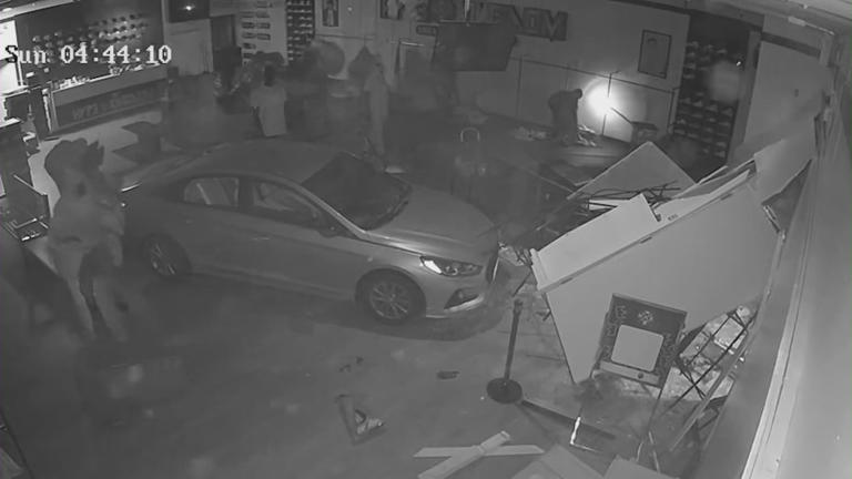 15 Suspects Caught On Video Ramming Government Vehicle Into Storefront 