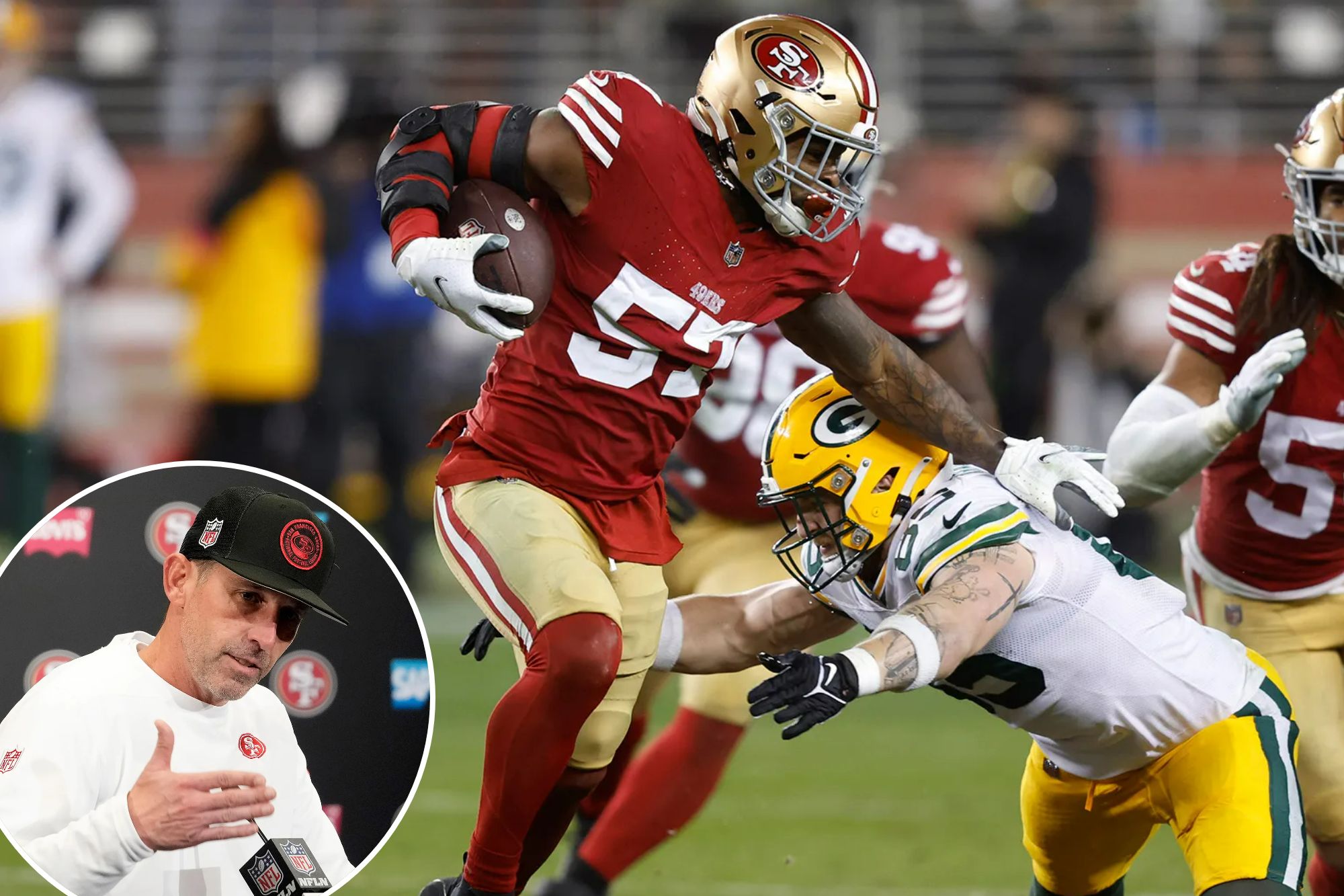 Dre Greenlaw’s 49ers Brain-cramp After Interception Gave Kyle Shanahan ...