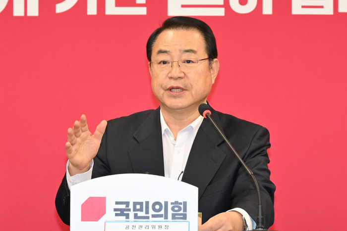 국힘 공관위원장 “한동훈 도 넘었다”… 윤대통령엔 “당 개입할 스타일 아냐”