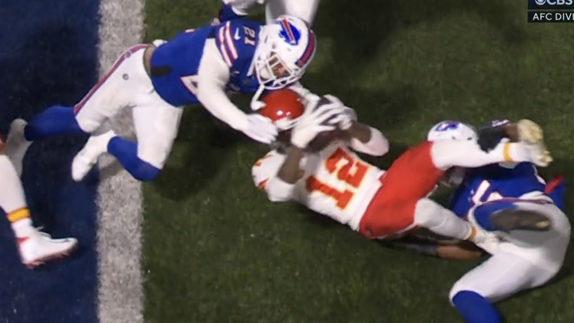 bills force chiefs turnover on controversial fumble touchback rule in nfl playoffs