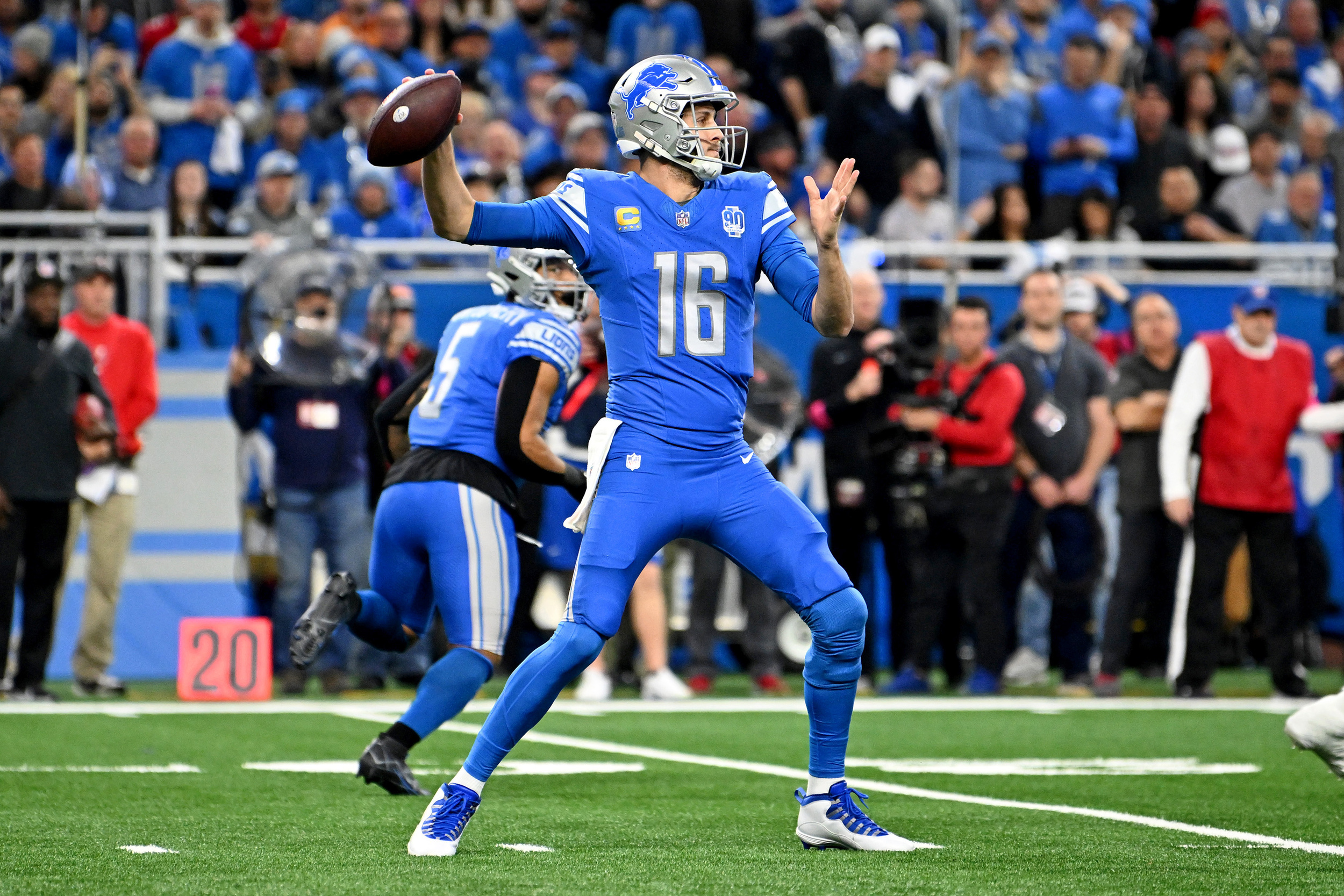 Takeaways From Lions-Bucs Playoff Game: Goff, Campbell Among NFL's Best