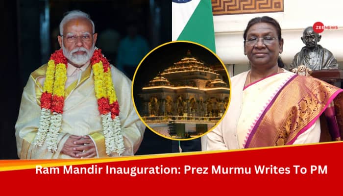 'lord ram's values are reflected in our governance': president droupadi murmu extends wishes to pm modi ahead of 'pran pratishtha'