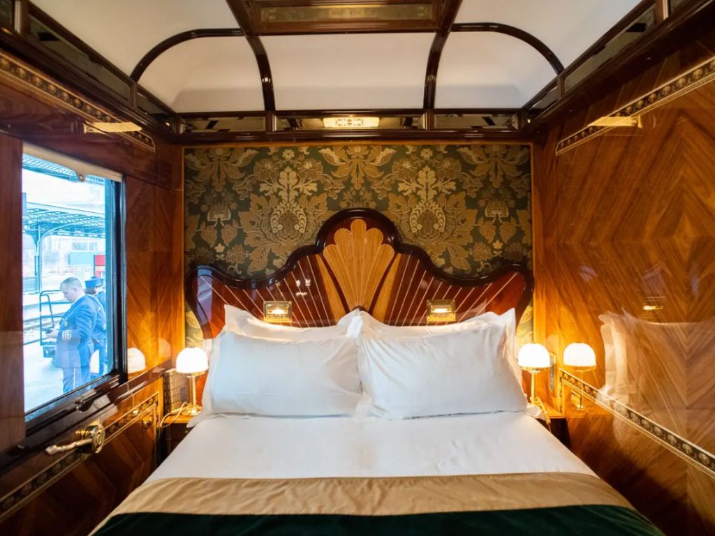 fotos: el tren más lujoso del mundo con suites por 26,000 dólares que incluyen champagne ilimitado