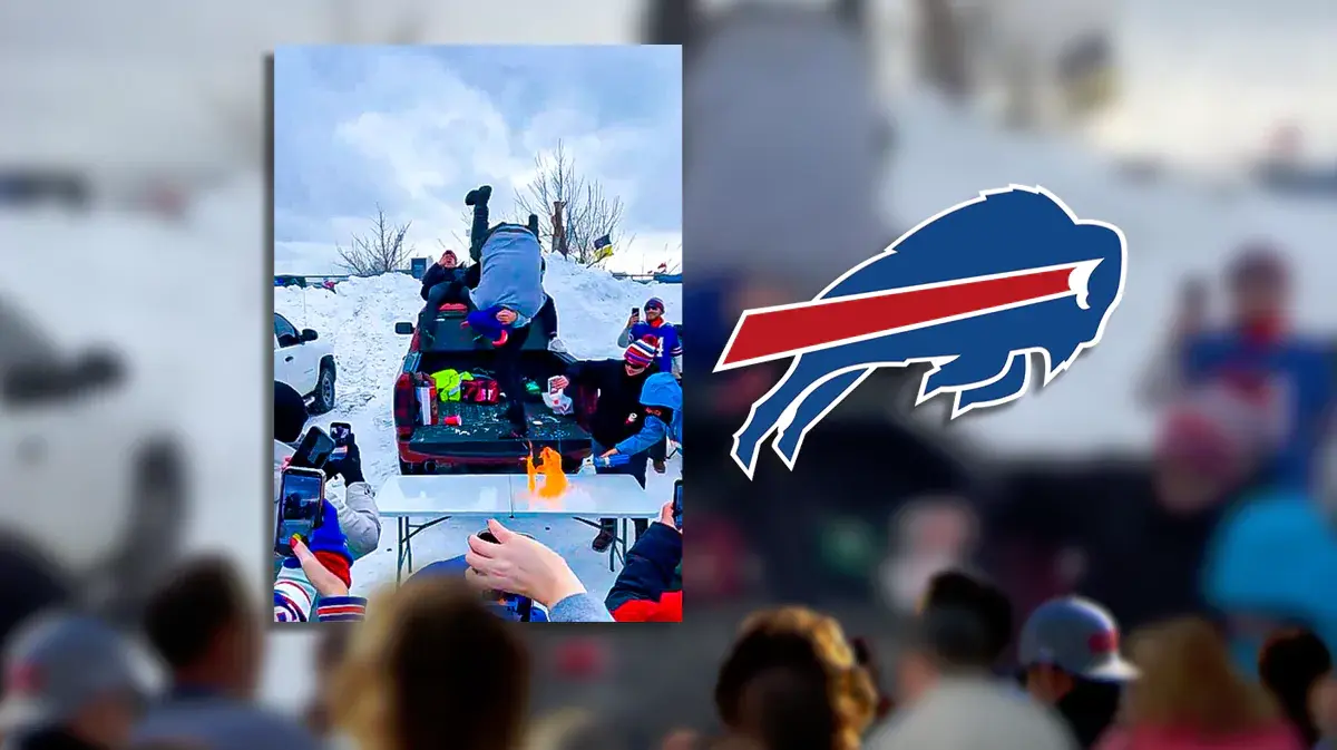 Bills: Fan Set On Fire After Getting Thrown On Flaming Table Before ...