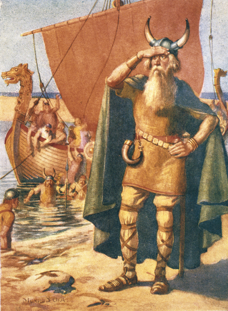 Vikings wore horned helmets