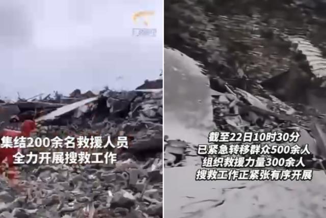 derrumbe sepulta a 44 personas en el suroeste de china: esto se sabe
