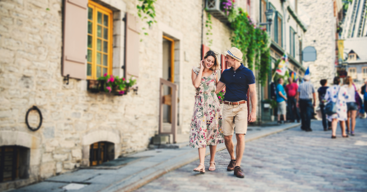 <p> Find “old world” European charm and romance in North America when you visit quaint Quebec City.  </p> <p> This French-Canadian destination feels as if it’s straight out of a storybook. If you stay at the iconic Château Frontenac, you’ll feel as if you’re royalty for a weekend. Dine on steak frites and get lost walking down historic streets. </p>