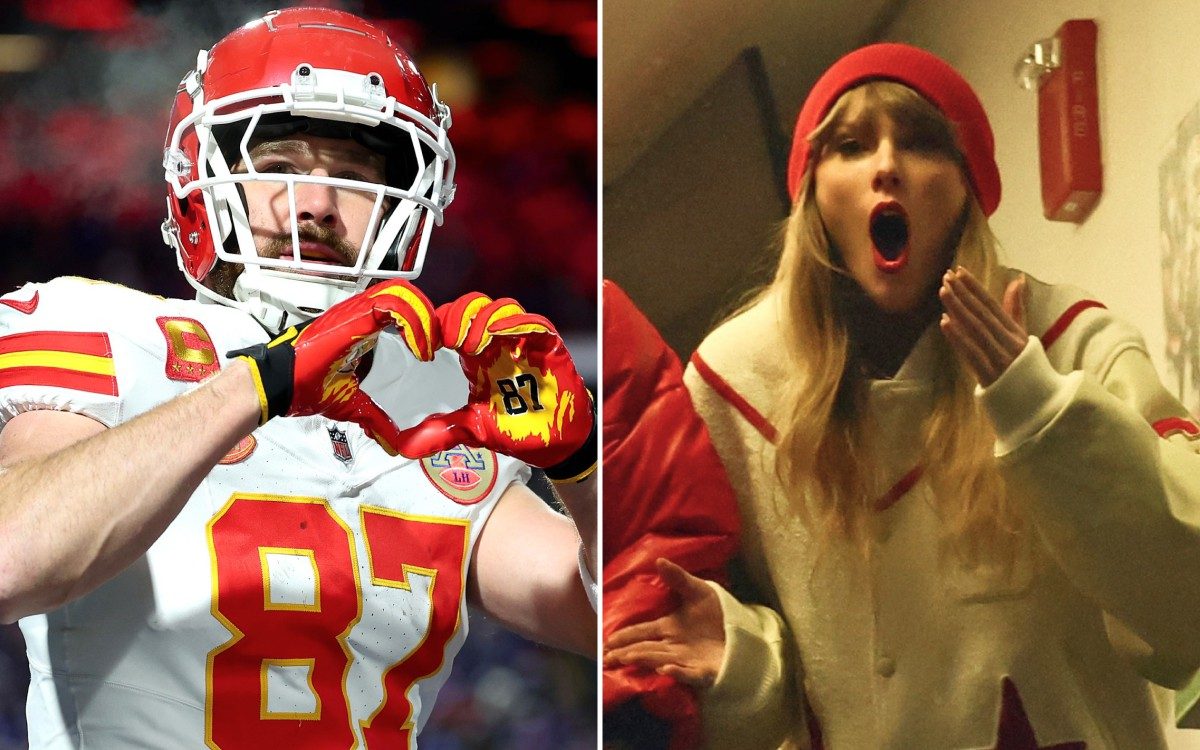 Fans ‘cry’ As Travis Kelce Performs Girlfriend Taylor Swift’s ‘heart ...