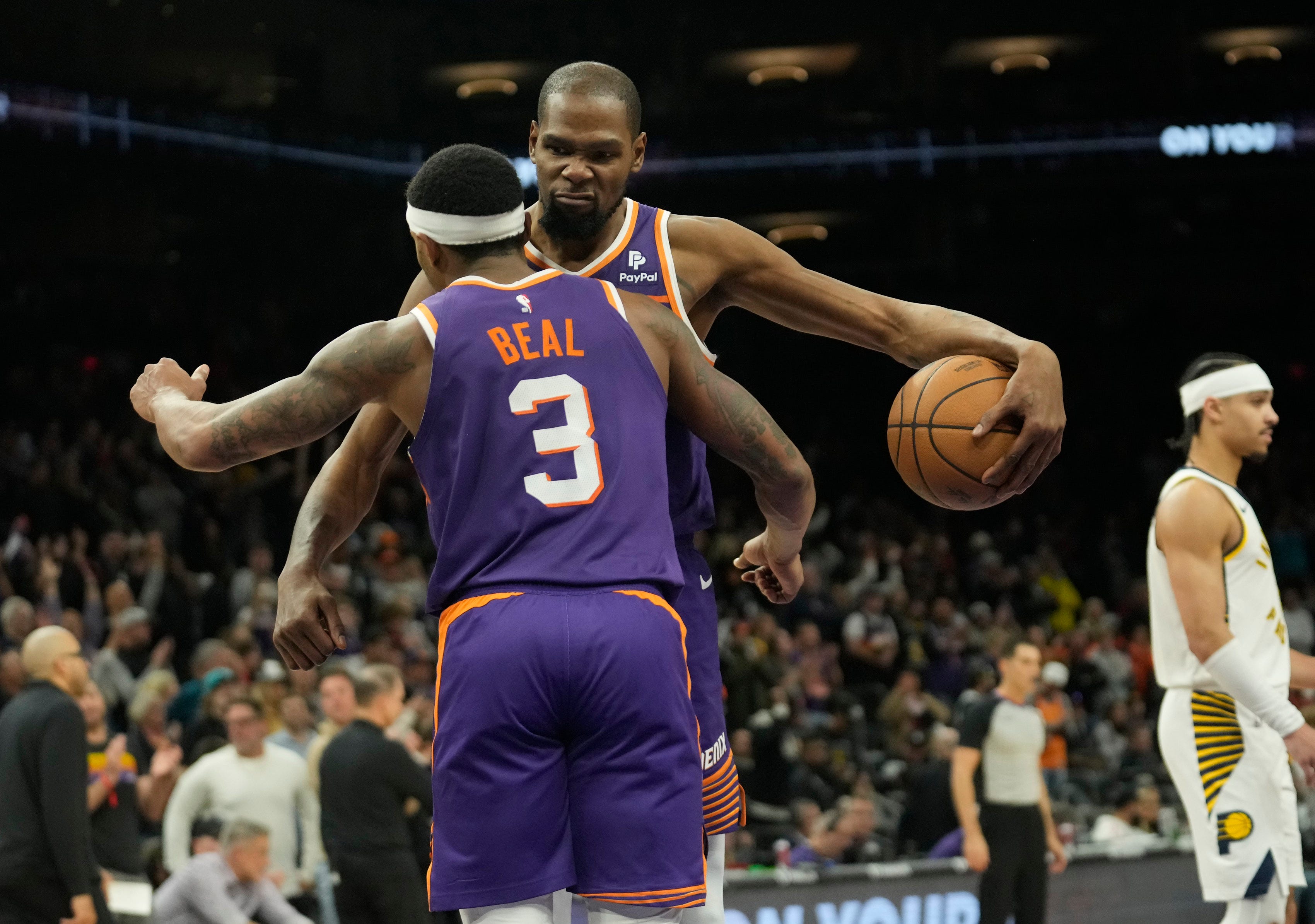 Devin Booker, Kevin Durant, Bradley Beal Carry Phoenix Suns Over Pacers ...