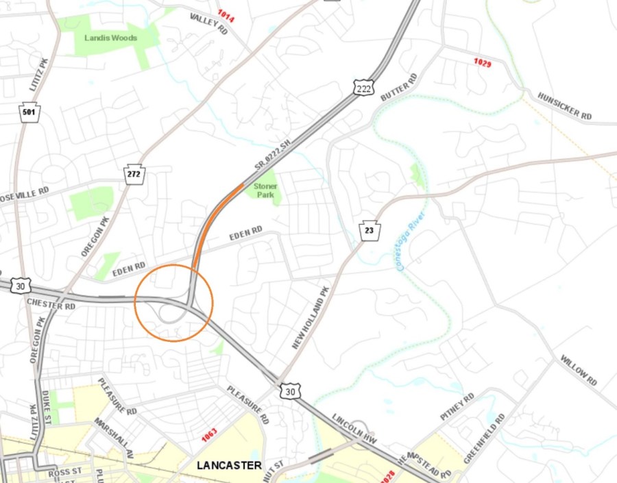 Pothole patching planned for Route 30/222 interchange in Lancaster County