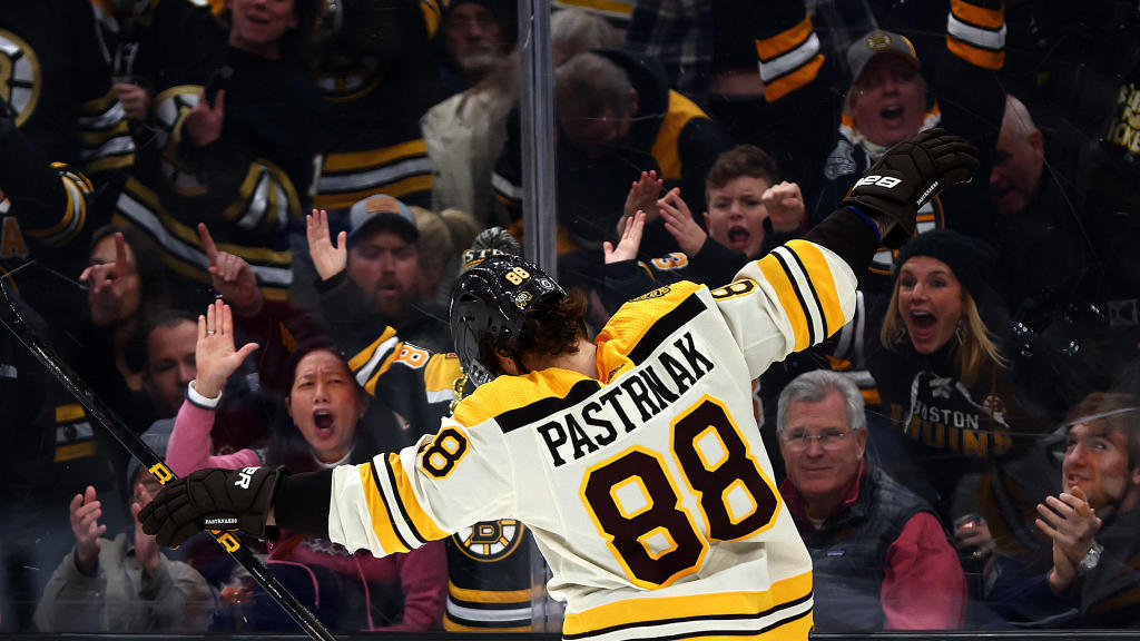 David Pastrnak Named NHL's Second Star After A 7-point Week For Bruins