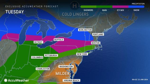 dangerous ice storm, snow to lead warmup in midwest and northeast