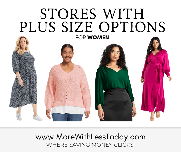 Favorite Stores with Plus Size Options for Women