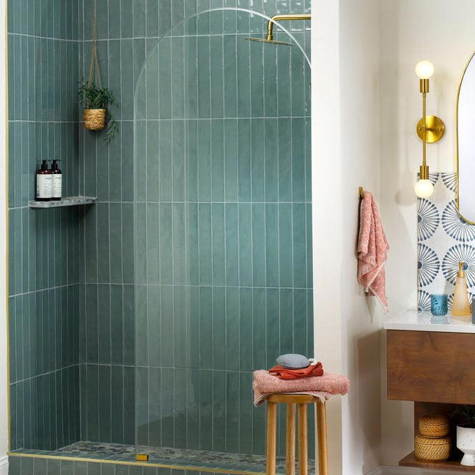 Vigo Arden Frameless Fixed Shower Screen Door