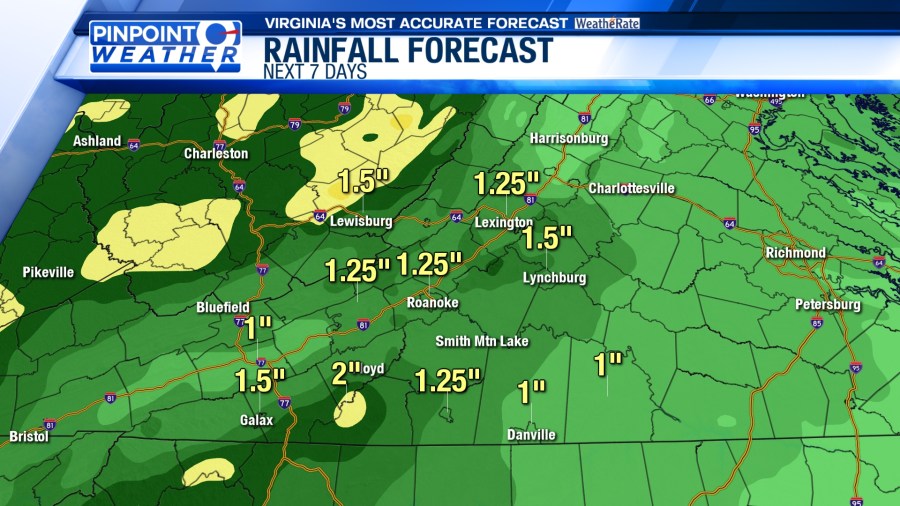 Pinpoint Weather: Warm Air And Rain Return