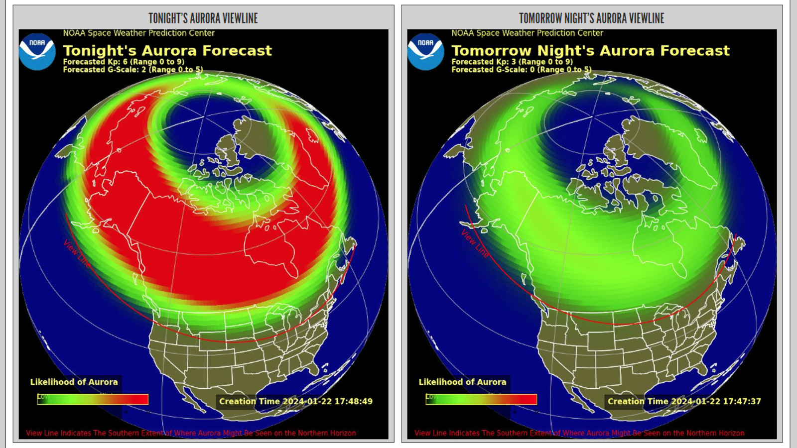 the northern lights may shine across canada tonight