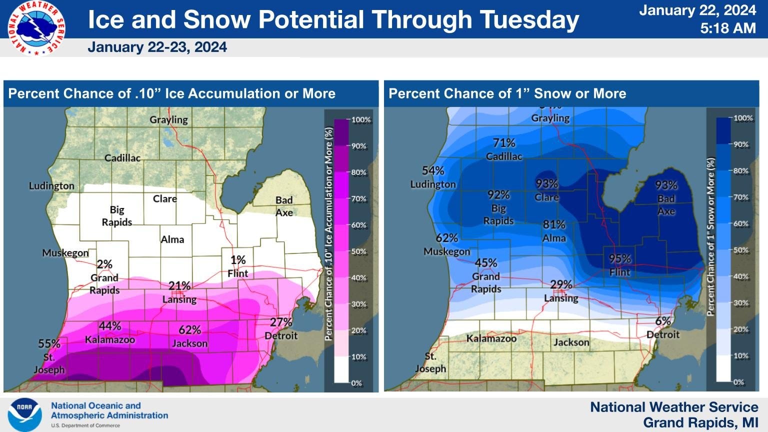 Slick Road Conditions Expected As Wintry Mix Of Snow, Sleet, Freezing ...