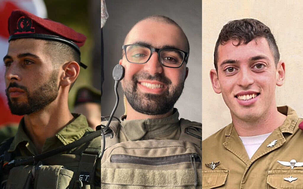 IDF Announces Deaths Of Three More Soldiers Killed Fighting In Gaza ...