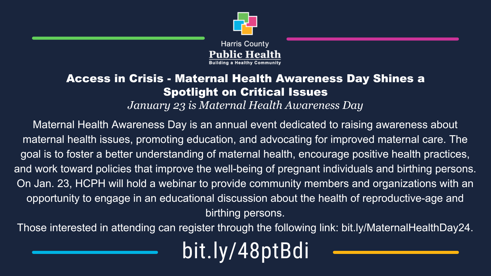 Access in Crisis Maternal Health Awareness Day Shines a Spotlight on