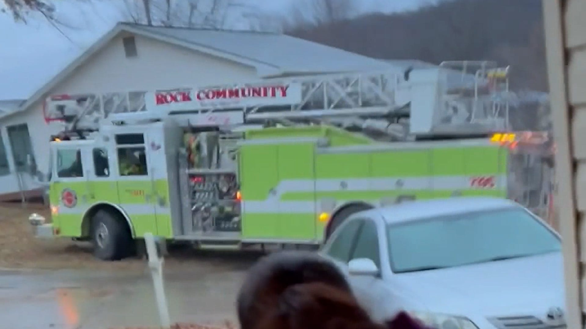 Fire Truck Spins Out Of Control Down Neighborhood Street After Ice   BB1h68B3.img