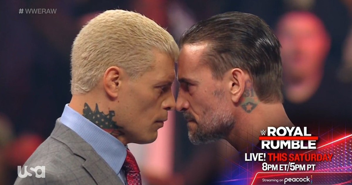 CM Punk And Cody Rhodes Have Heated Confrontation On WWE RAW