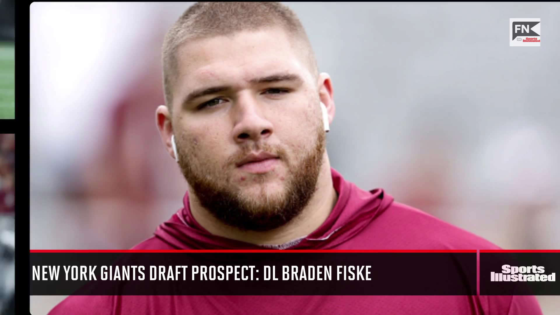 New York Giants Draft Prospect DL Braden Fiske
