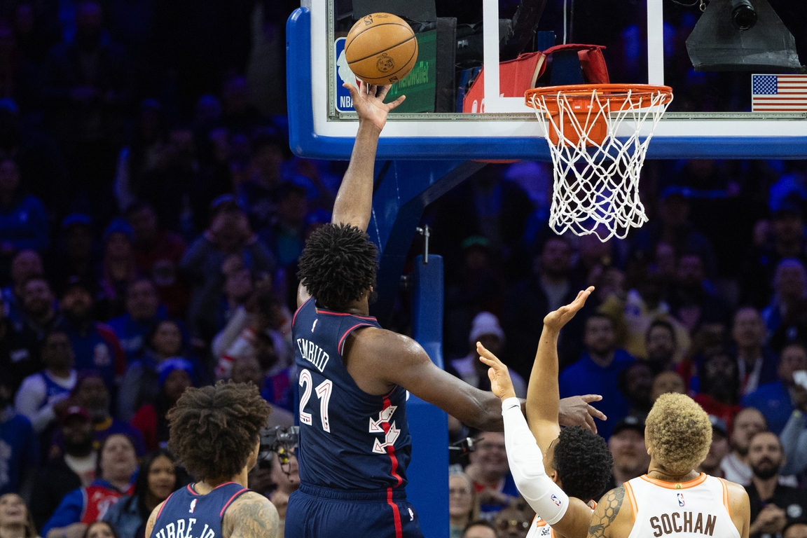 Joel Embiid Scores 70, Tops Wilt Chamberlain's Single-game Franchise ...