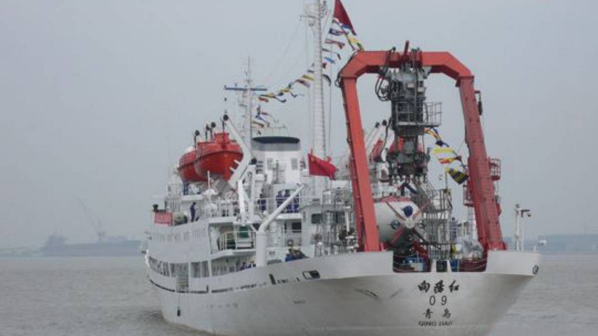 chinese research ship enters indian ocean, on way to dock at malé, raises concern for india
