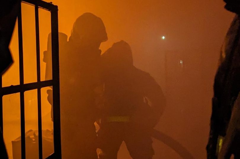 firefighters tackle overnight blaze at dublin industrial estate