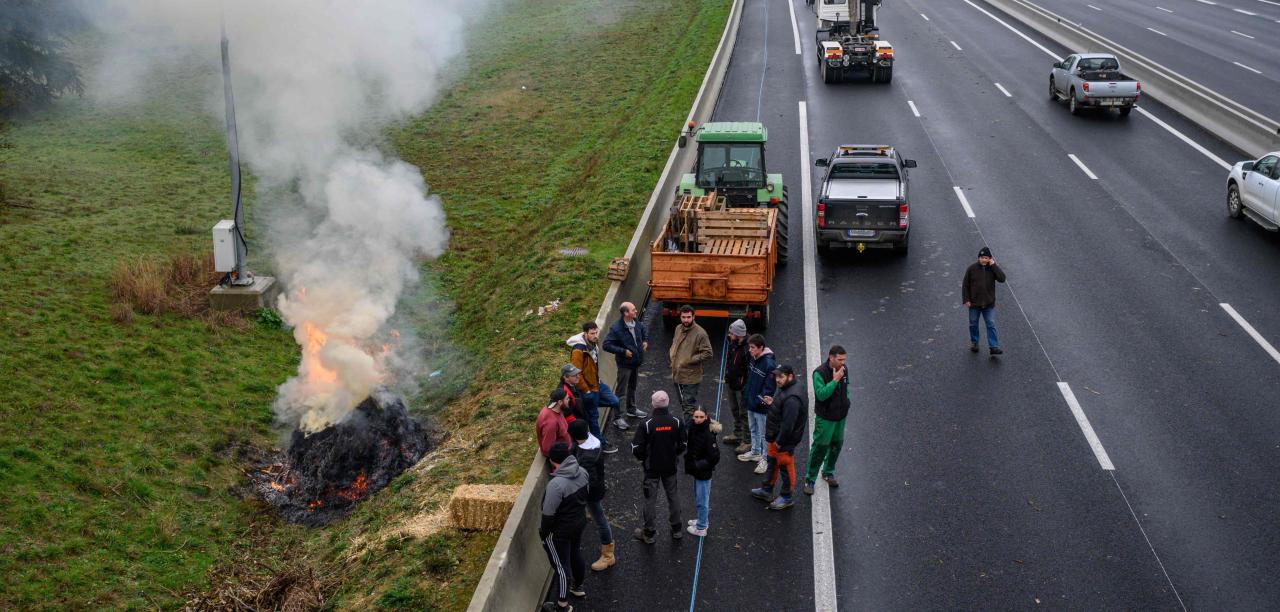 eine tote bei bauernprotesten in frankreich