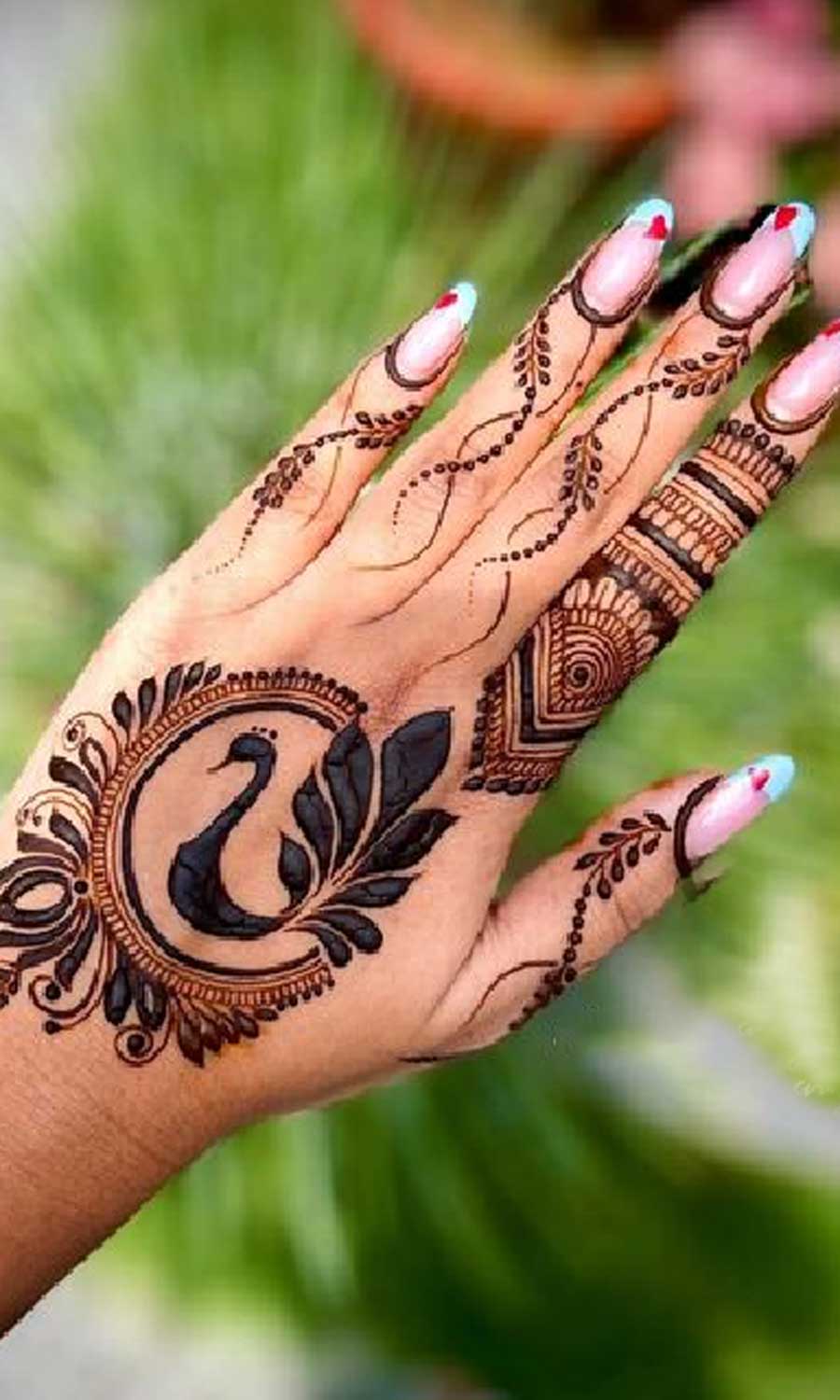 embrace the beauty of peacock mehndi designs for your special occasion