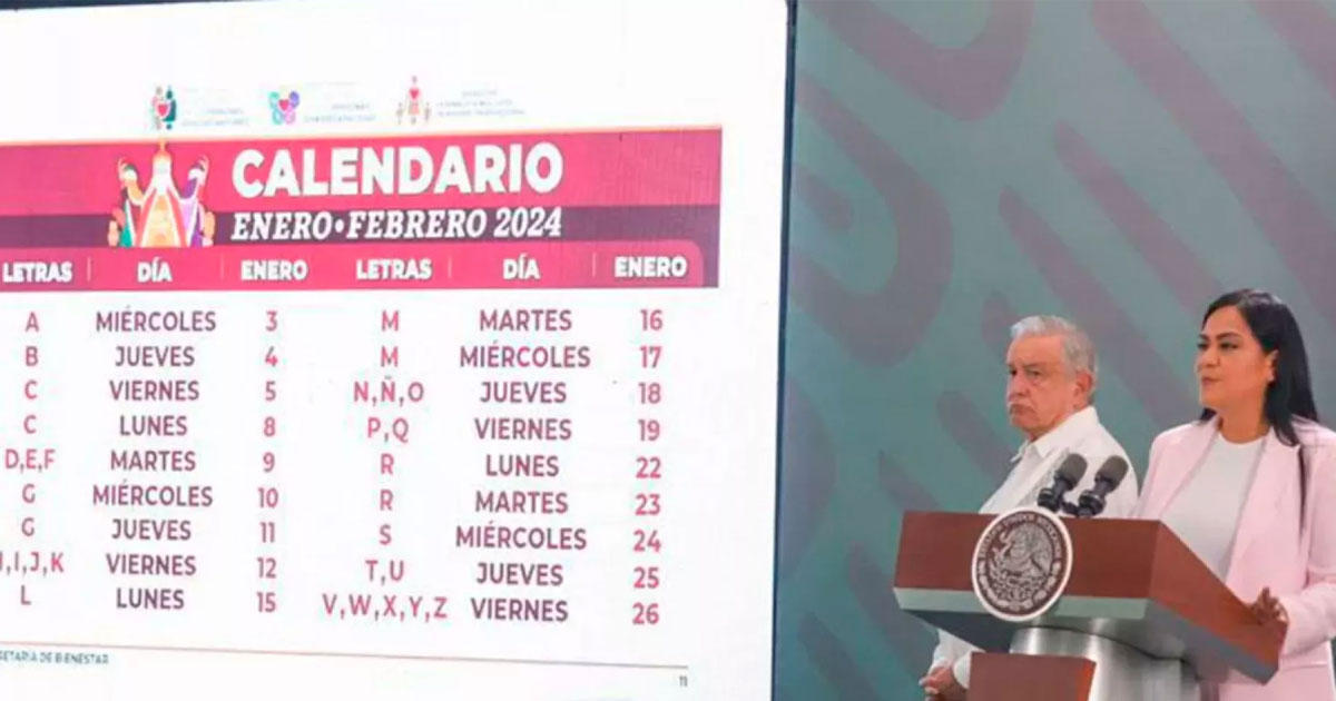 Este Es El Calendario De Pago Doble Para La Pensión Del Bienestar