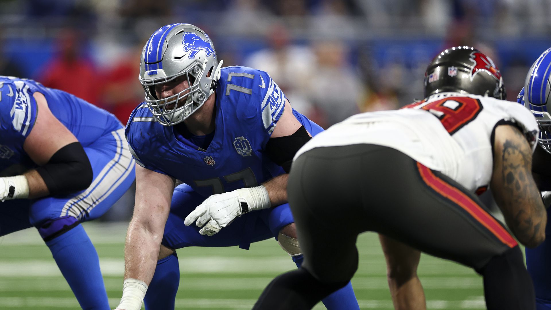 Lions Snap Counts: Frank Ragnow Iron Mans Through Injury Vs. Bucs