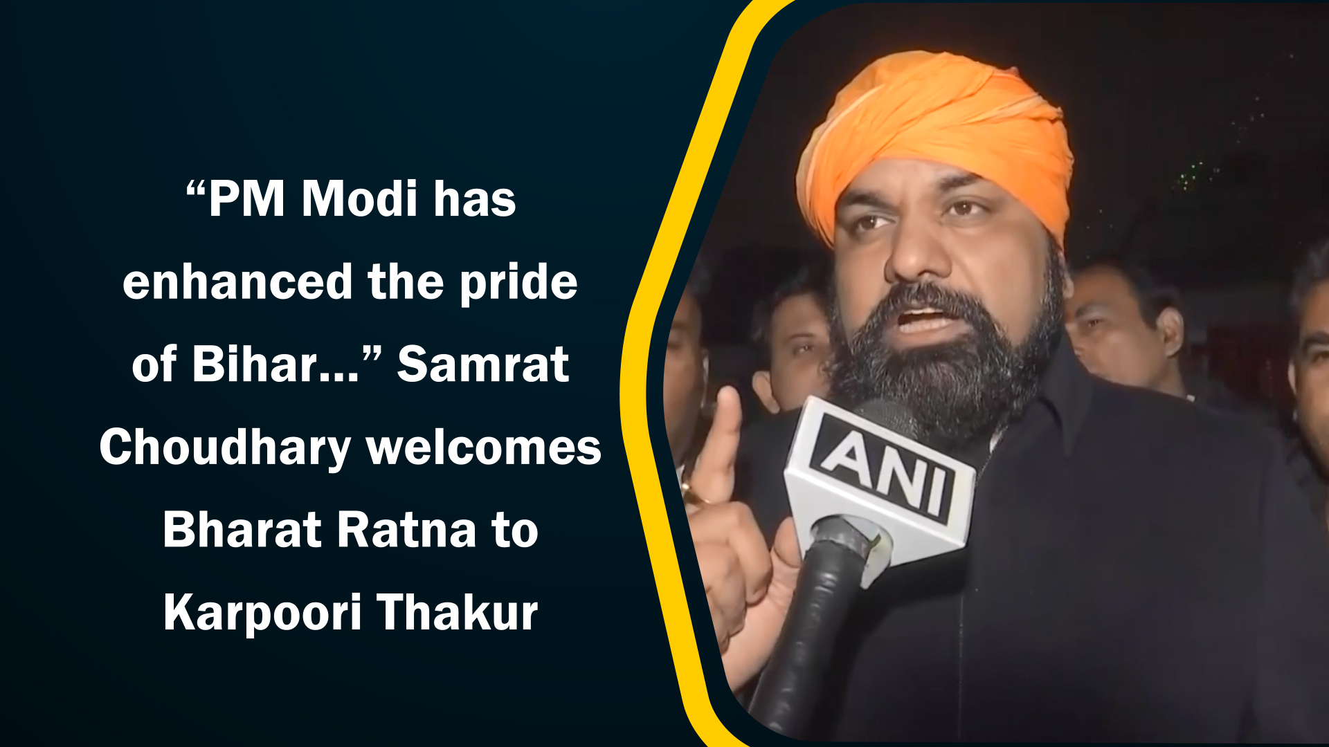 PM Modi Has Enhanced The Pride Of Bihar…” Samrat Choudhary Welcomes ...