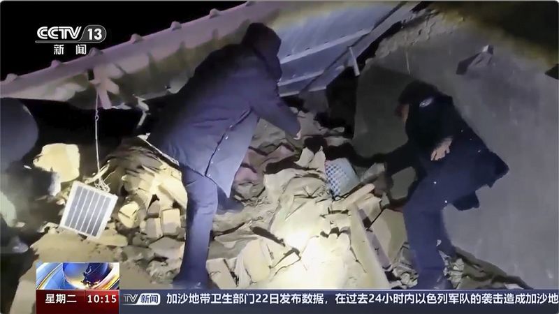 Chine : Un Séisme De Magnitude 7,1 A Frappé Une Partie De La Région Du ...