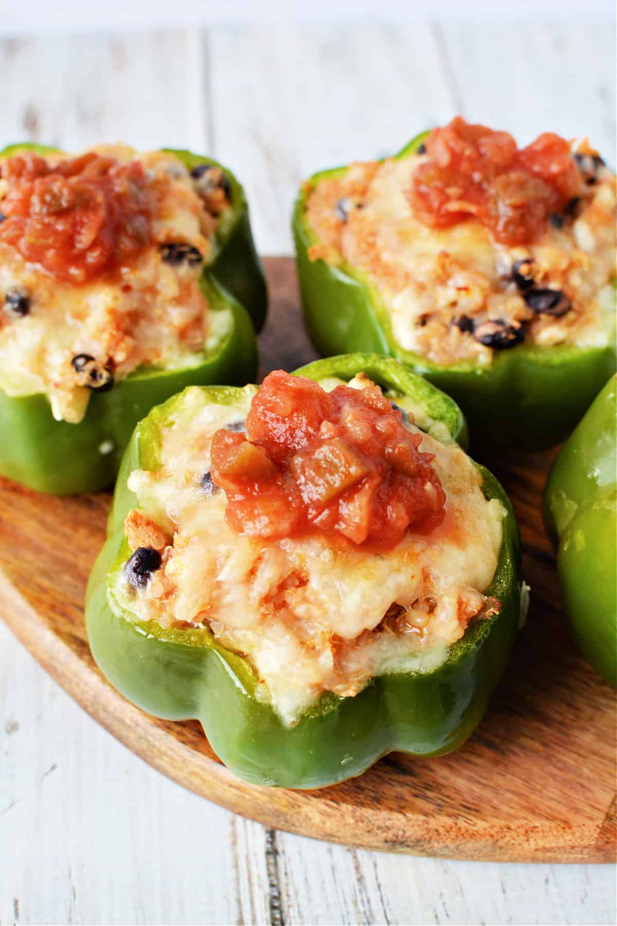 Vegetarian Stuffed Peppers With No Rice Recipe For Meatless Monday