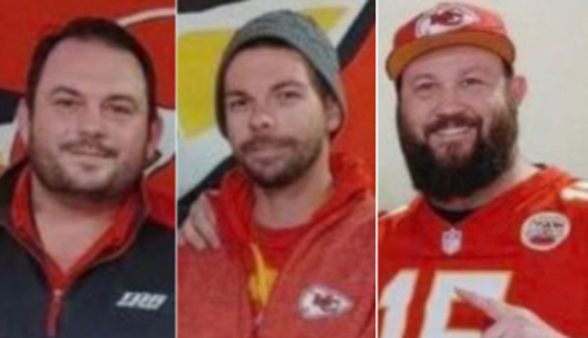 mystery as three men found dead in friend’s backyard two days after they watched kansas city chiefs game