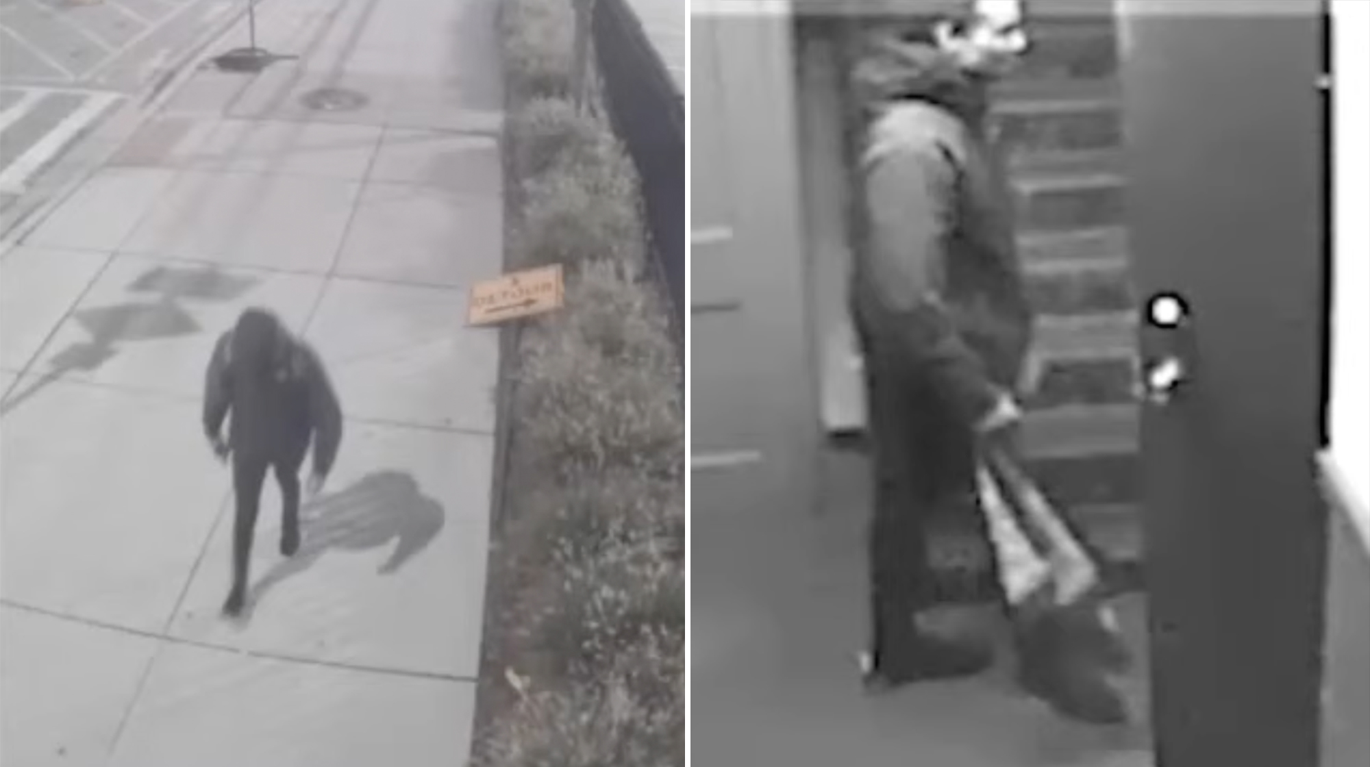 Surveillance Video Shows Bloody Suspect Arriving At Girlfriend’s Home ...