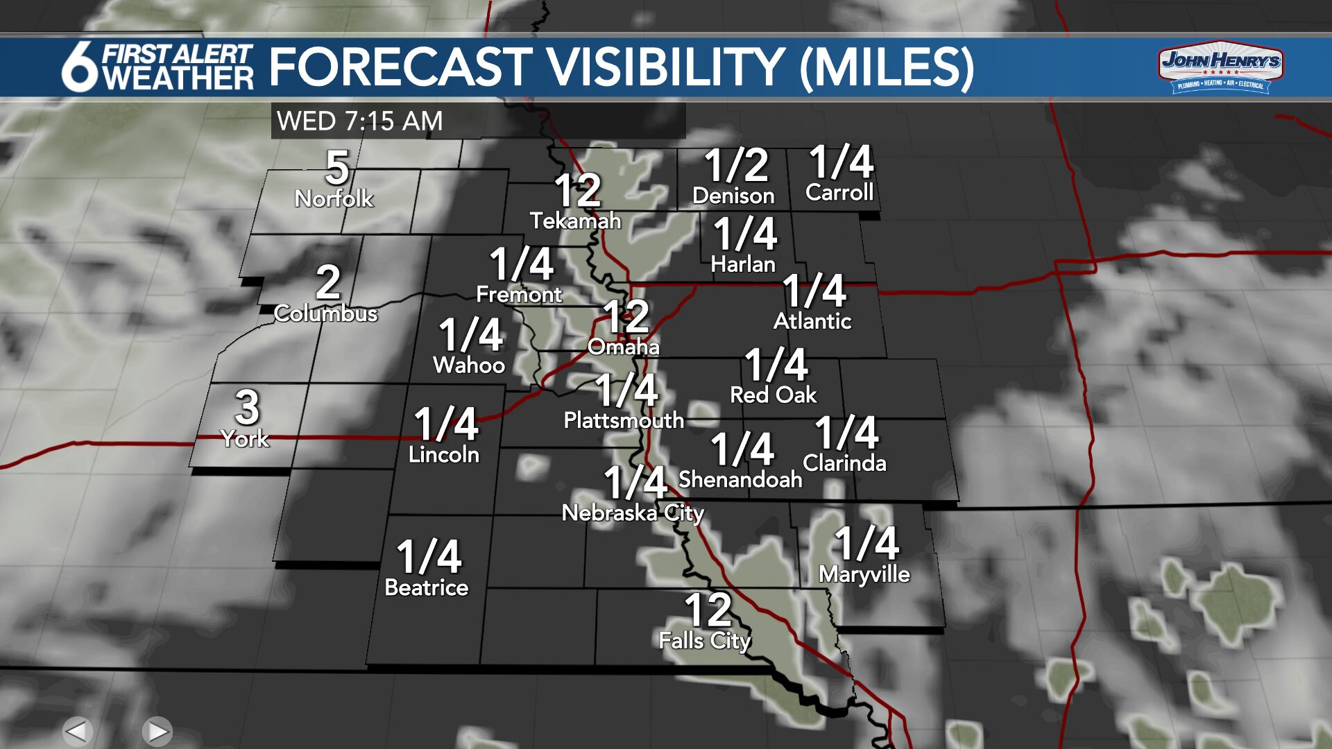 Emily’s 6 First Alert Forecast: Patchy Fog Into Wednesday AM With Drizzle