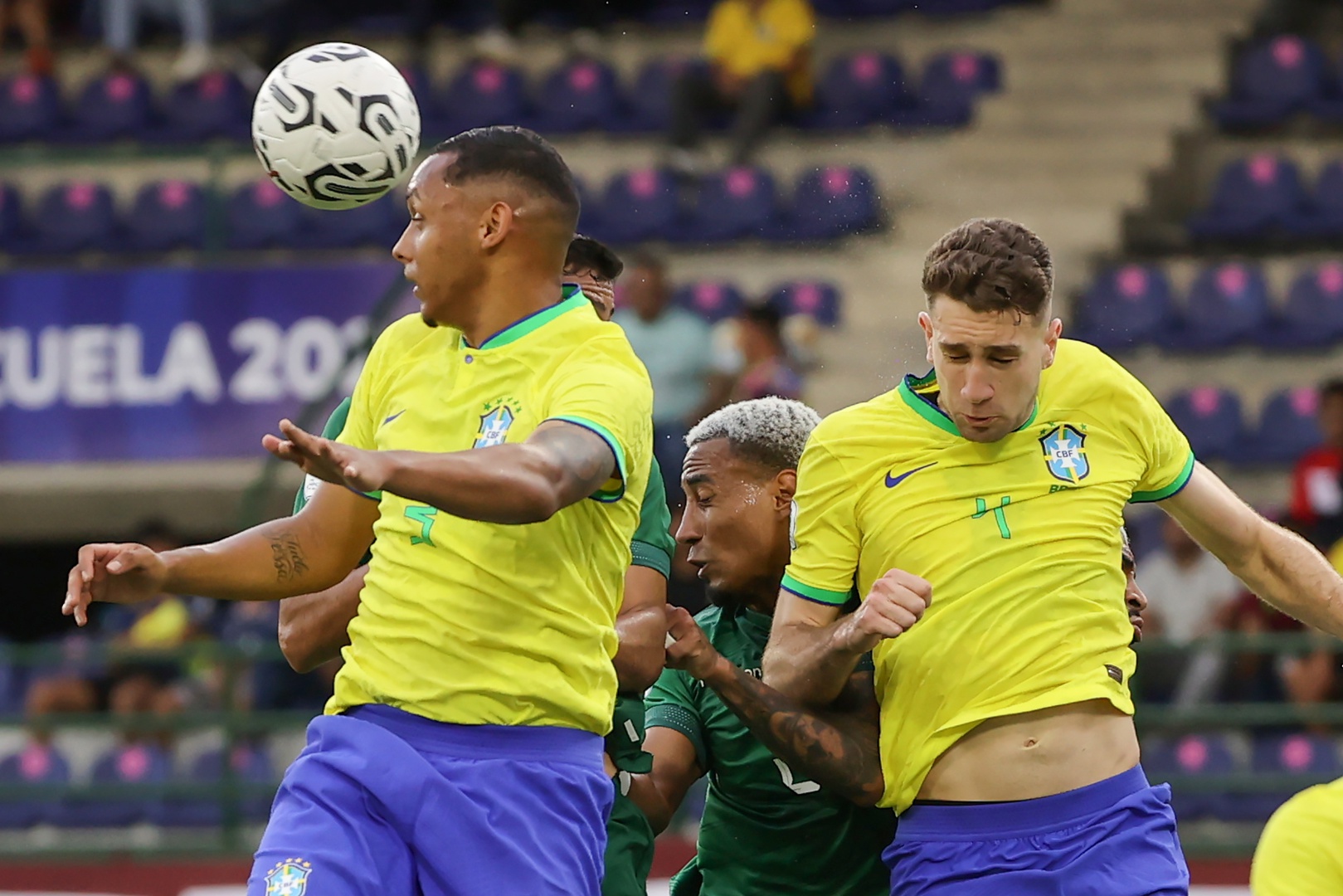 0-1. un gol de la estrella endrick da la victoria a brasil frente a bolivia