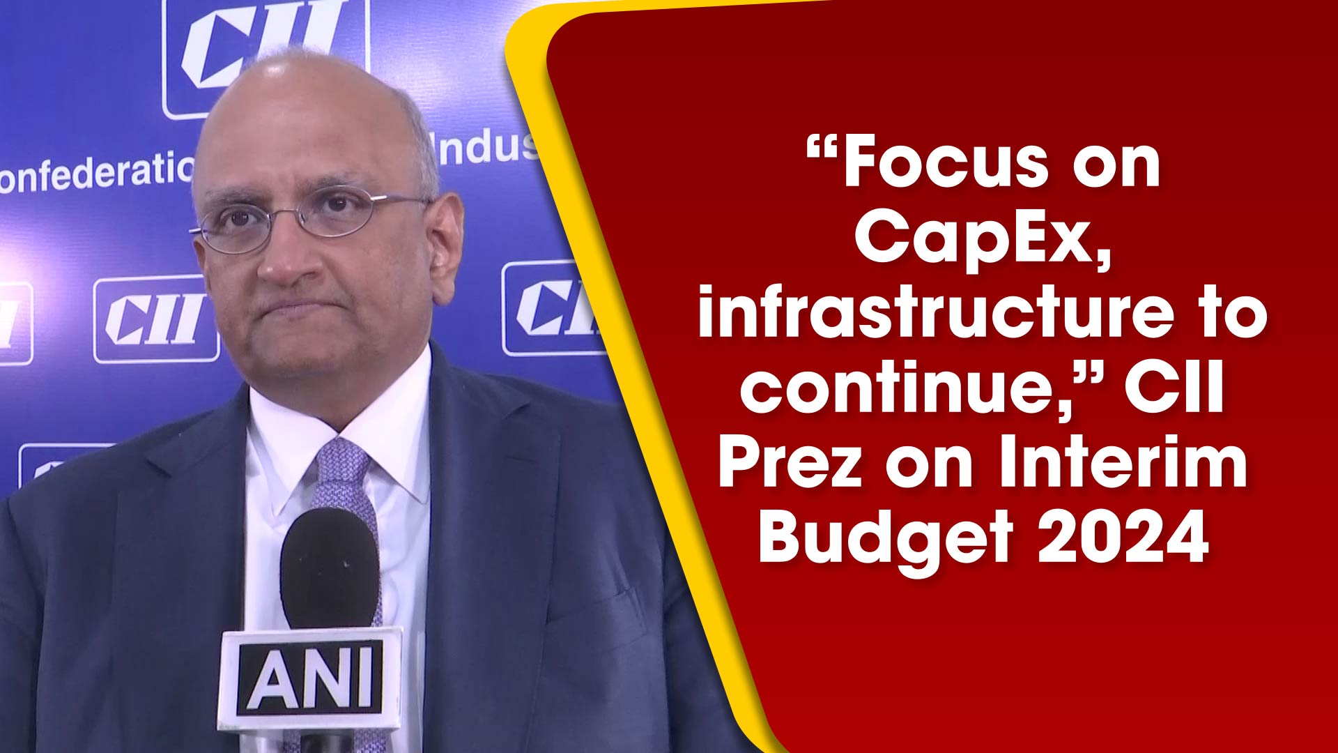 Focus On CapEx Infrastructure To Continue CII Prez On Interim   BB1hADBu.img